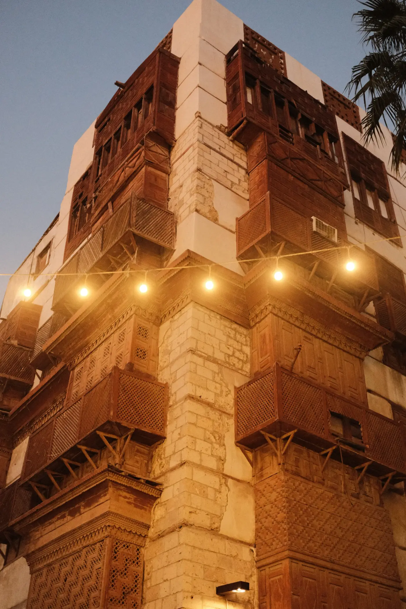 Traditional architecture in historic Al-Balad, Jeddah